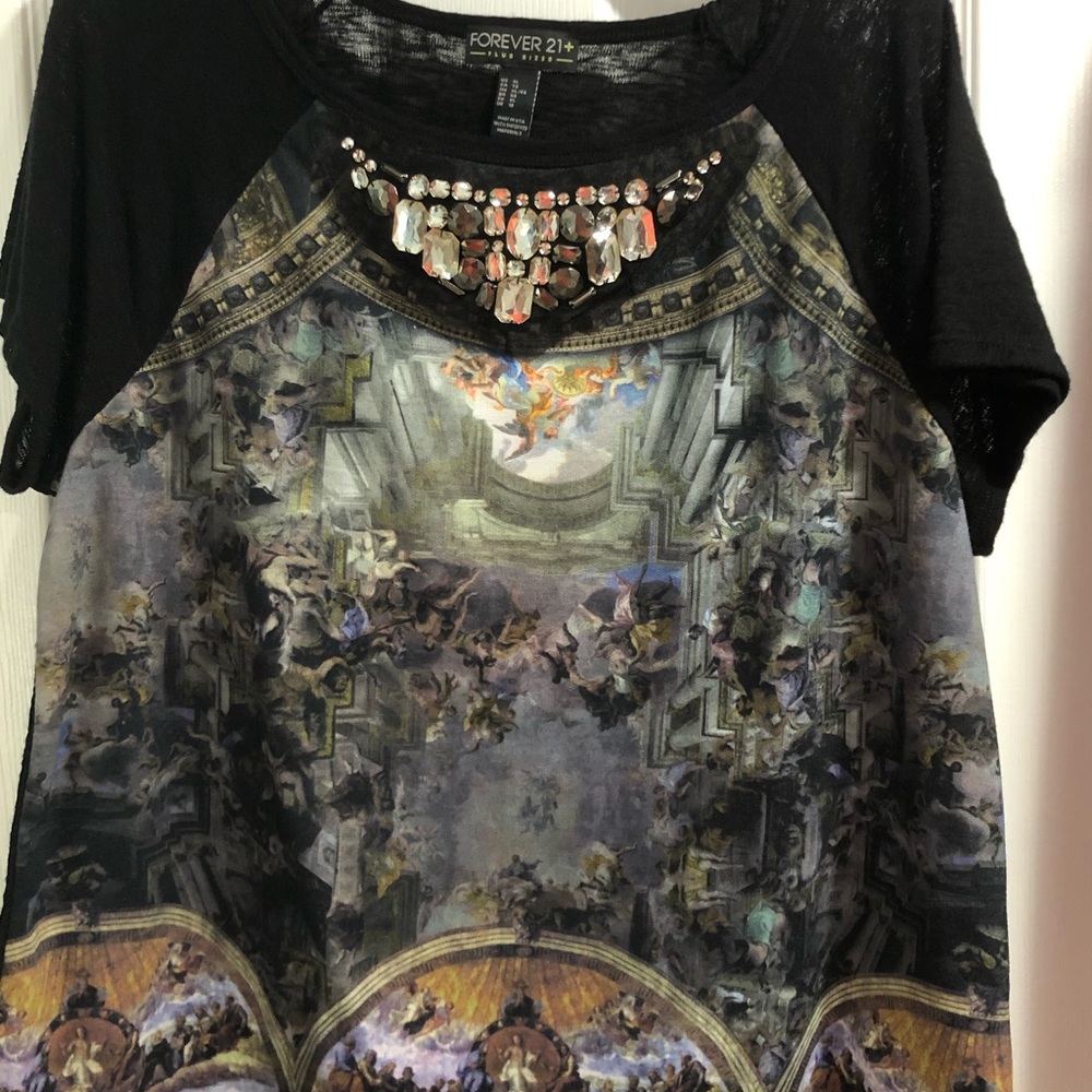 NWOT Forever 21 + Jewel Shirt